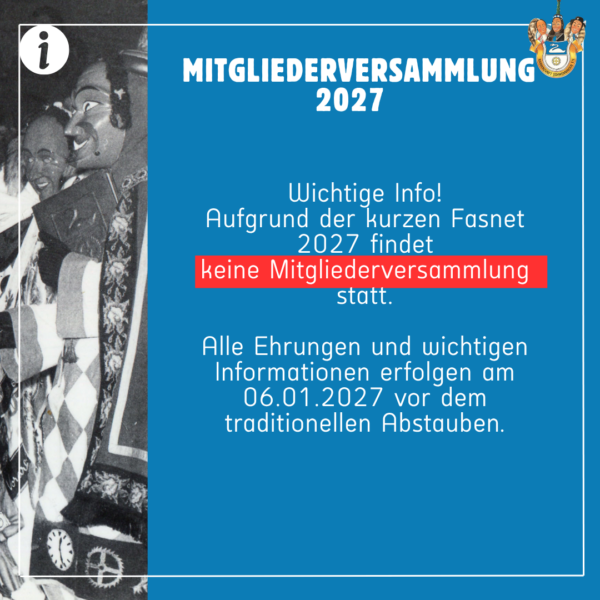 Mitgliederversammlung 2027